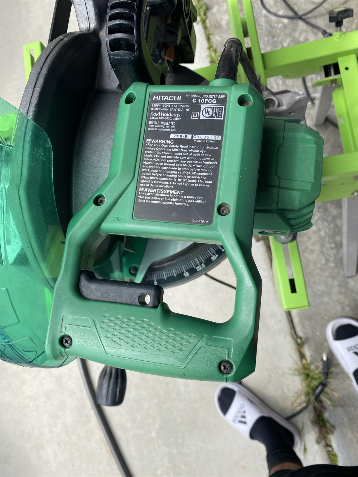 Hitachi C10FCE2 Compound Miter Saw 737946574721 eBay