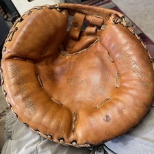 RARE JAPAN BEDA CATCHERS GLOVE MODEL S-860 BASEBALL COWHIDE LEATHER VINTAGE 
