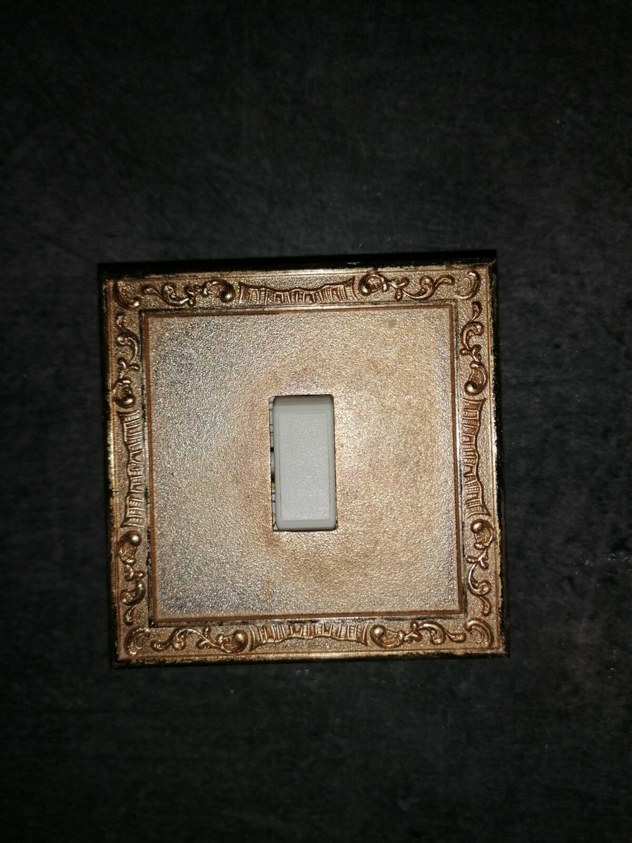 Interrupteur Double Va-et-vient + Simple Arnould Club - Plaque Loupe D'orme - Occasion