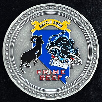 Air National Guard Reno Battle Born Prime Beef Challenge Coin