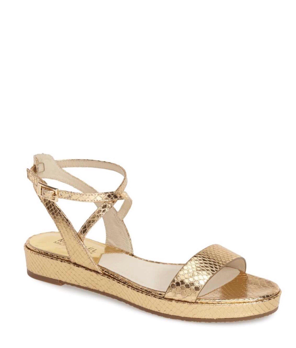 michael kors gold sandals uk