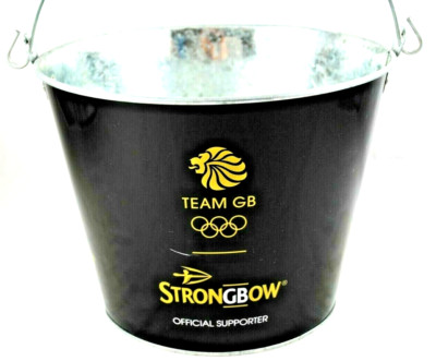 TEAM GB Olympic STRONGBOW EISKÜBEL / KÜHLBOX Ideal für Hausbar / Pub Display