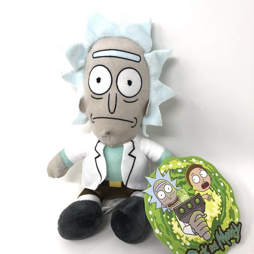 Rick and Morty Toy Plush Set of 2 Cartoon Network 7” New - Picture 3 of 6