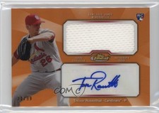 2013 Finest Jumbo Relic Rookie Refractor Orange 21/99 Trevor Rosenthal Auto r9d