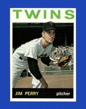 1964 Topps Set-Break # 34 Jim Perry NR-MINT *GMCARDS*