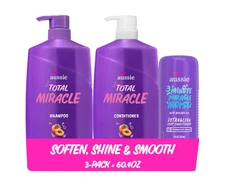 Aussie Miracle Shampoo and Conditioner, Miracle Deep Conditioner - free shipping