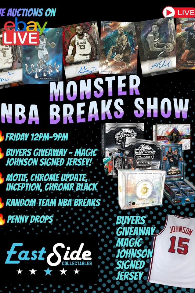 🇦🇺FRIDAY NIGHT MEGA STREAM NBA BREAKS 🇦🇺 TOPPS MOTIF & CHROME UPDATE🇦