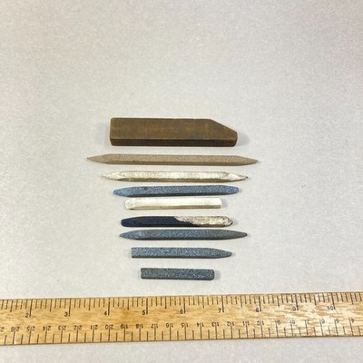 Sharpening Stones 9 Pc Square & Rectangular