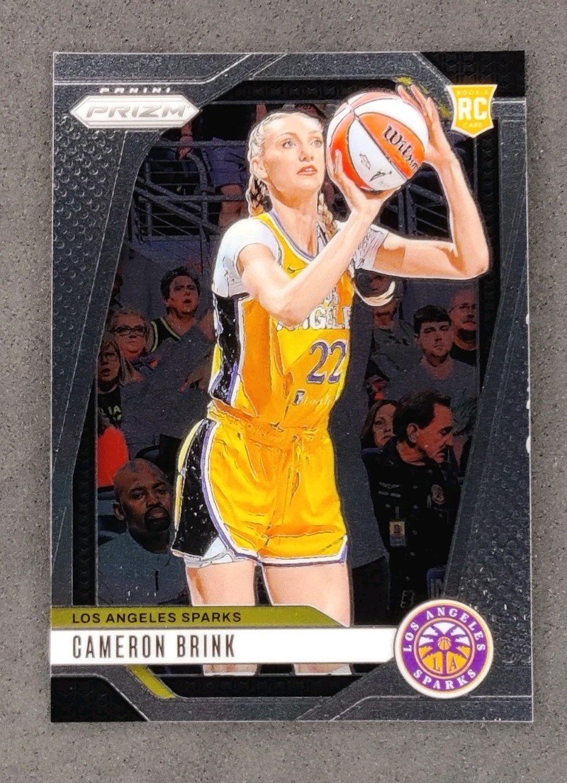 2024 Panini WNBA Prizm CAMERON BRINK Rookie Base #127 Los Angeles Sparks (D)
