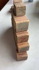 VTG Wooden  Animal Illustration Blocks 50s-60s Set Of 20 Distressed Rough — photo 5