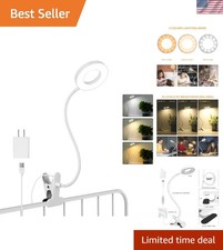 360-Degree Clamp Lamp with Three Light Modes - Perfect for Reading  Crafts