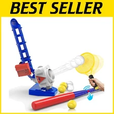 2-in-1 Kids RC Baseball Tennis Pitching Machine
