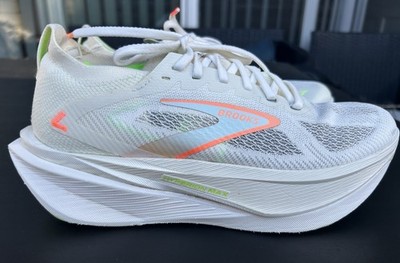 Brooks Hyperion Max Women s Running Shoes White/Green Size US 9.5 B