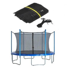 Trampoline Safety Net, 12ft Weather-Resistant Replacement Enclosure Net for 6...