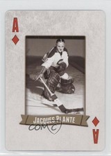 2018 Frameworth Hockey Hall of Fame Legends Playing Cards Jacques Plante HOF e6j