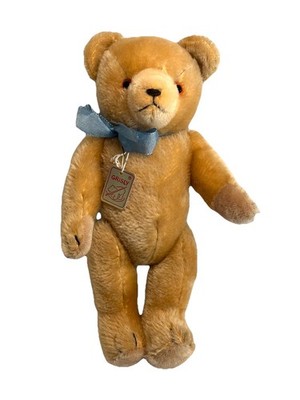Steiff Grisly Mohair Pose Able Honey Teddy Bear With Sound And Tags