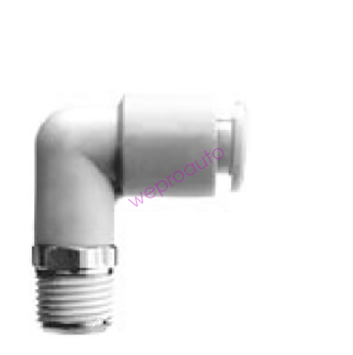 2 Stück SMC KGL10-04 Verbinder Edelstahl Familie 10 mm Fitting Stecker Winkel ✦KD - Bild 4 von 4