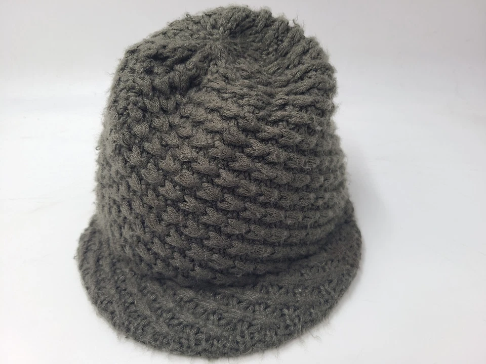 Женщин North Face козырек поля Beanie зимняя вязаная шляпа чулок крышка снега серый - Изображение 2 из 4