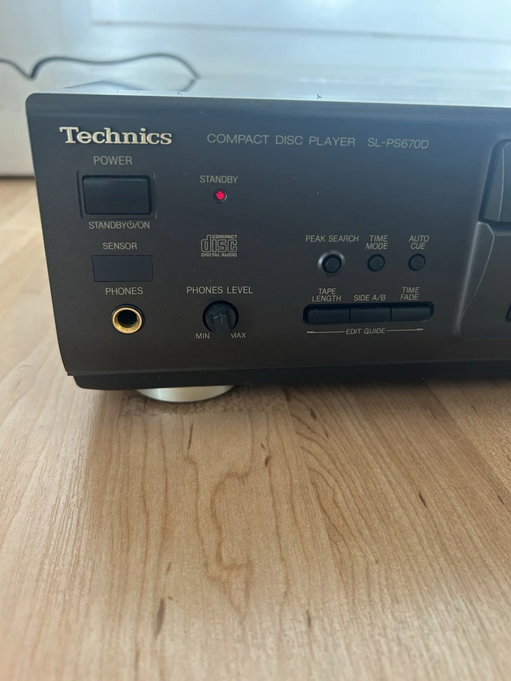 Technics SL-PS670D High-End CD-Player Vintage Technics Cd Spieler Mash Top - Bild 3 von 4