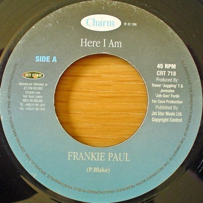 Frankie Paul - Here I Am (7'')