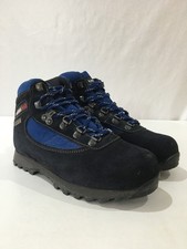 Karrimor KSB Gore-Tex Walking Boots Womens Size 5 Vibram Suede Navy Hiking Boots
