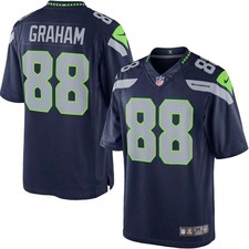 Nike Seattle Seahawks Jimmy Graham Limited Game Jersey - Navy #88