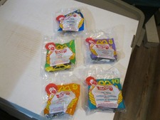1996 McDonalds Hot Wheels Complete Set of 5 Happy Meal Toys NIP - FREE SHIPPING