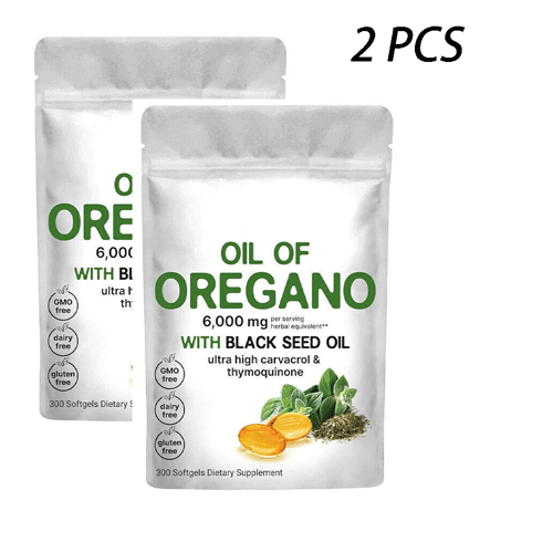 1-3PACK Ingredients Oil of Oregano 180 Softgels Formulated with Black Seed Oil - Picture 18 of 19