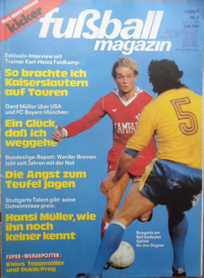 Kicker Fußball MAGAZIN 3- 1979 Z Nigbur Bremen Gerd Müller Hansi Keegan Stielike
