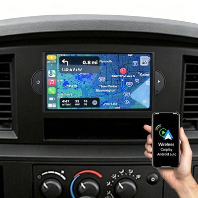 Gebrauchtes 8-Core A53 Android Autoradio CarPlay GPS BT Für Chrysler Jeep Dodge
