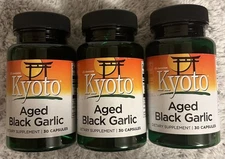 90 Caps Swanson Aged Black Garlic 650MG 3X30 Ct Immune, Cardiovascular Health