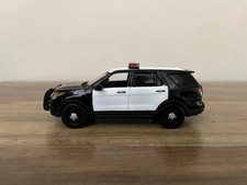 Motormax 5" Black  White 2015 Ford Explorer Police Interceptor Diecast Car