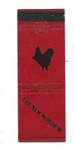 The New Worden   Matchcover  Saratoga Springs, New York