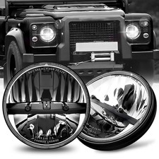 Für Land Rover Defender Jeep Wrangler TJ LJ JK Mazda E24 7 Zoll LED Scheinwerfer