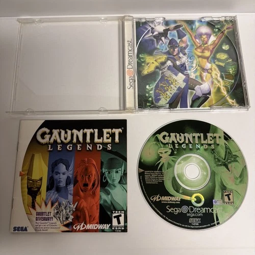 Midway Gauntlet Legends Sega Dreamcast Complete with Manual