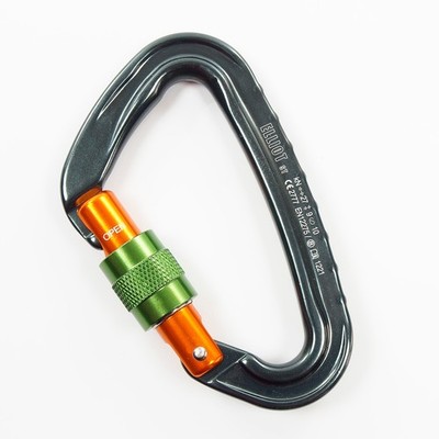 Elliot Schraubkarabiner, 27kN, Kletter Karabiner, Karabinerhaken, Farbe zur Wahl