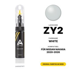 Lackstift Für Nissan Navara ZY2 White Set Profi Steinschlag Reparatur Lackstift