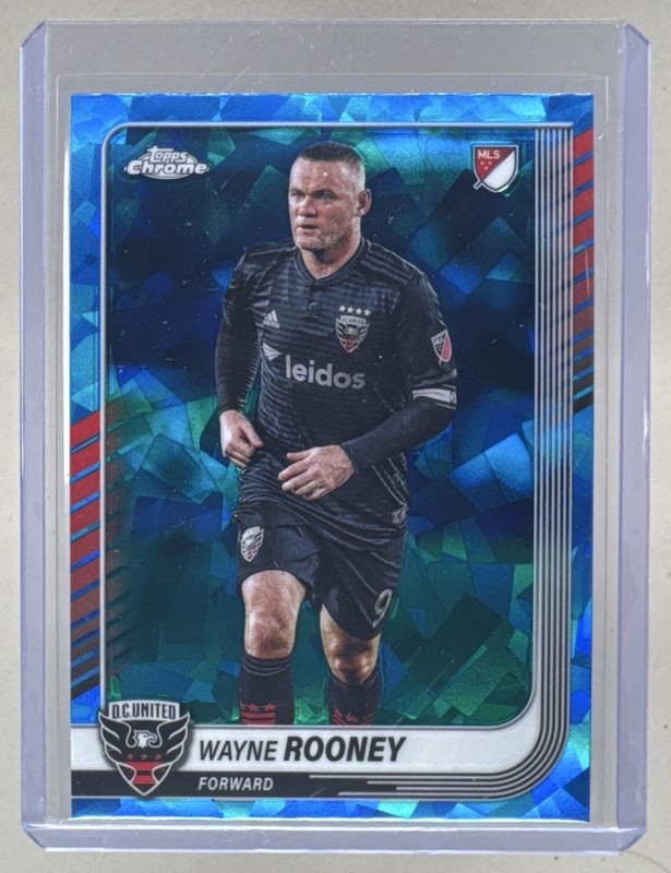 Wayne Rooney 2025 Topps Chrome MLS Sapphire #35