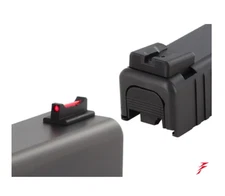 Dawson Precision Charger Series Sight set Glock black rear fiber front 310-002