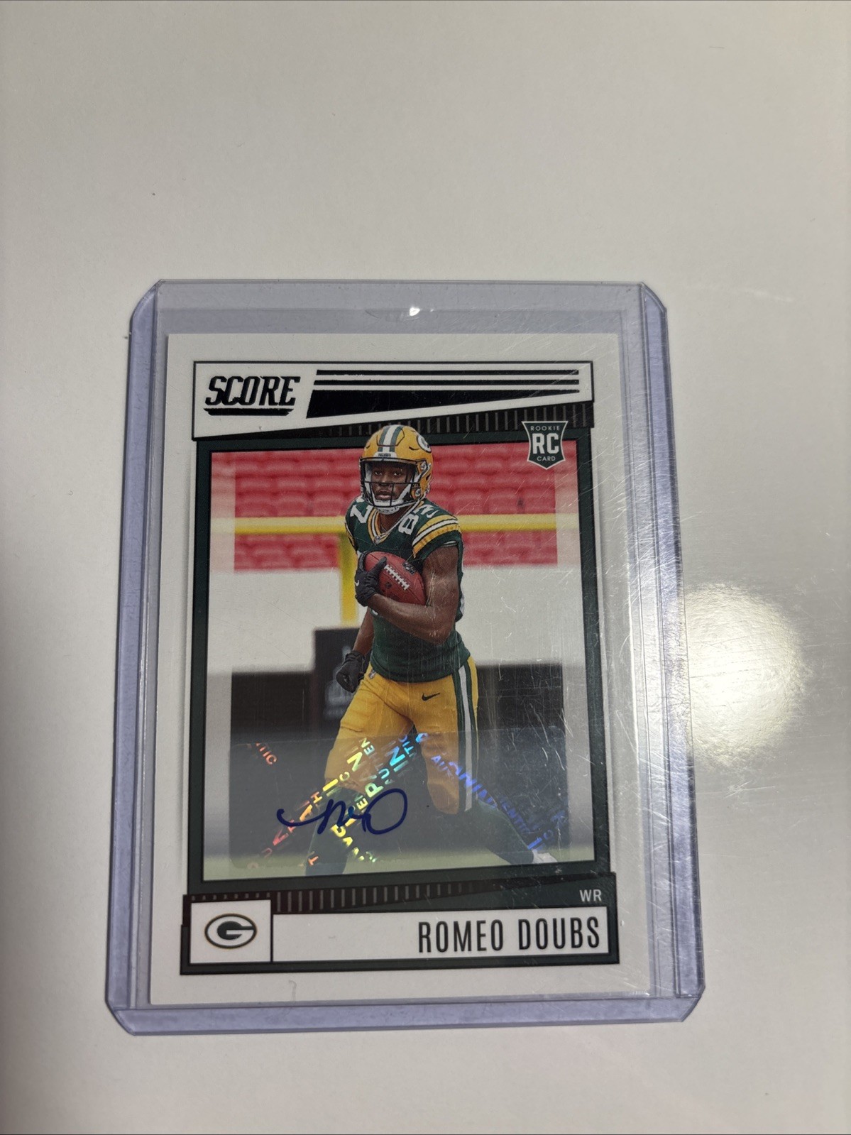 Romeo Doubs Panini Score #389 Autograph