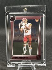 Dyami Brown 2021 Donruss Clearly Red Rated Rookie RC #78 - Washington 14/49