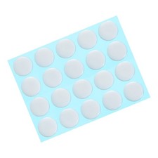 Round Mouse Feet Skates 0.6mm for Gaming Mouse Feet Replacement White 20Pcs