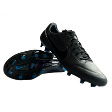 Nike Tiempo Legend 9 Elite FG - Black/Dark Smoke Grey/Summit White UK8 Neu in OVP