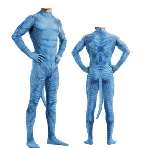 2025 New Adult Avatar Cosplay Costume Jumpsuit Outfits Halloween Carnival Suit👑 - Picture 10 of 11