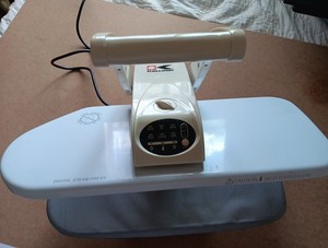 Kalorik SP 2002 Digital Steam Press STP1 White Metal Portable Tested Working