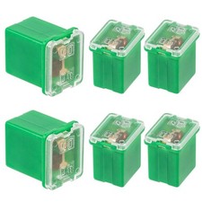 40A Square Auto Fuses 40 AMP Low Profile Box Shaped Automotive Fuse for Green