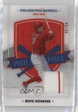 2021 Panini Chronicles America's Pastime Swatches Blue 40/99 Rhys Hoskins 0q1p