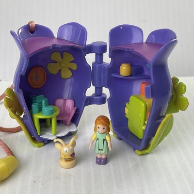 Polly Pocket Vintage 2001 Honey Bee Locket With Bee & Bee Friend Missing Beehive