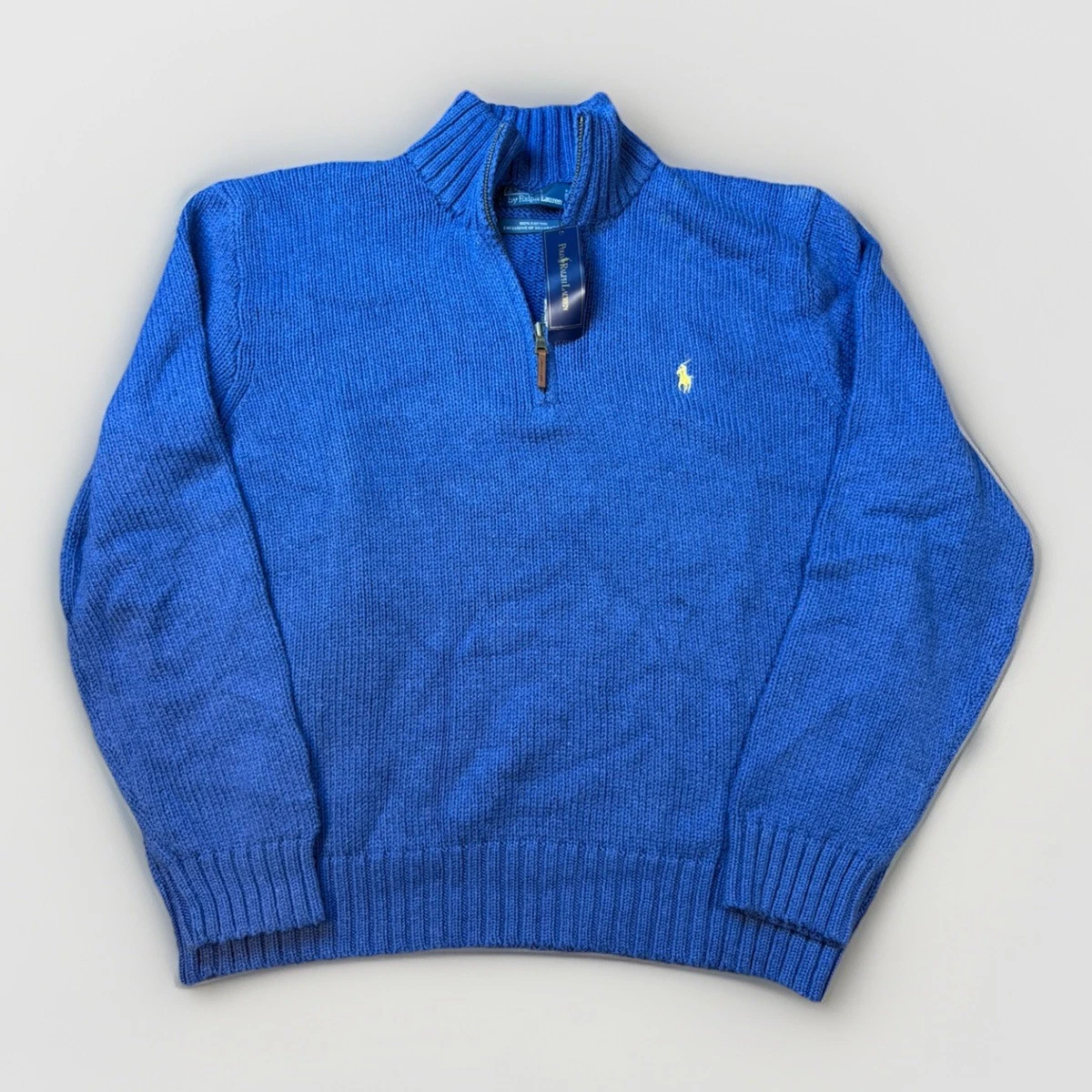Polo Ralph Lauren Men's Yellow 1/2 Zip Features for sale | eBay