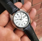 Seiko 1998 White Smooth Sunburst Dial Retro Ultra Rare Vintage JDM Automatic OEM